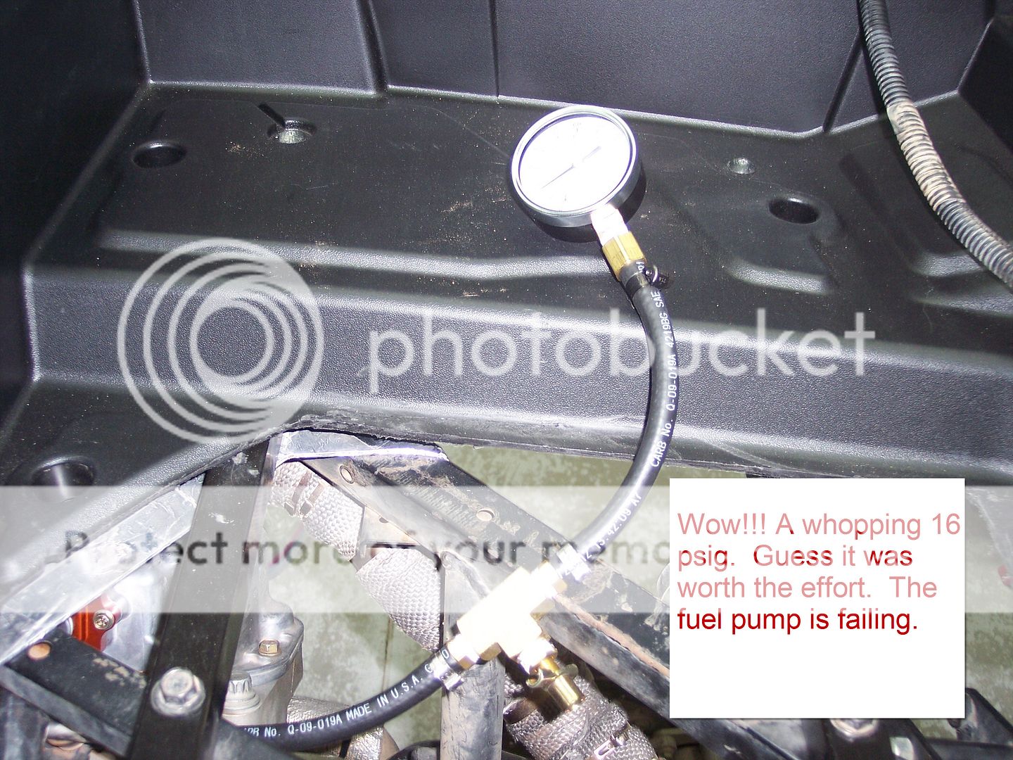 Fuel pump test setup Polaris RZR Forum RZR